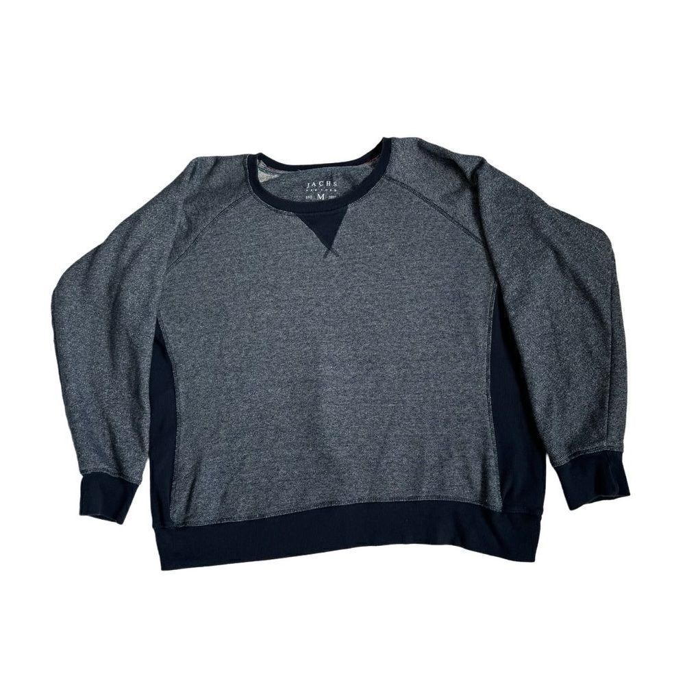 Jachs New York Mens Crew Blue Pullover Sweater SZ M